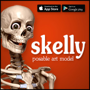 Skelly App - Posable Anatomy Model for Artists