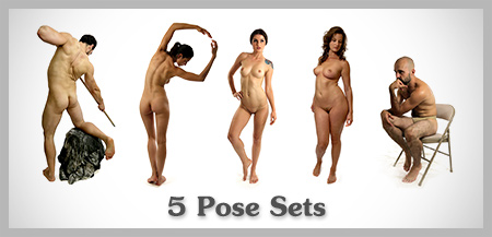 Package 3 - 5 Pose Sets