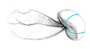 volume of the nodes drawing