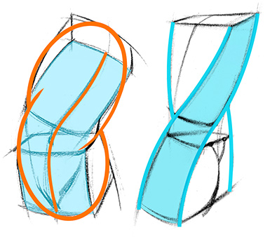 more about the twist of the torso