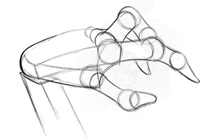 how to draw hands in different positions
