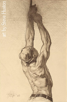 intensity of light figure drawing steve huston