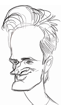 Rough Sketch of Youtuber PewDiePie