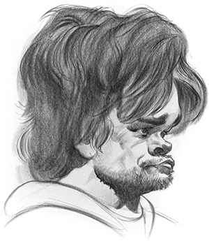 Rough Sketch of Peter Dinklage