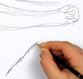 Fuzzy lines for legs