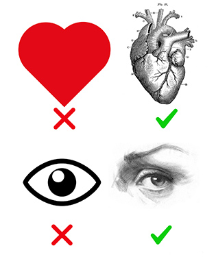 symbols versus reality