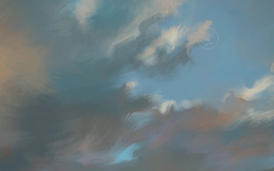 painting the sky edges