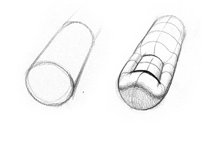 drawing the toenails
